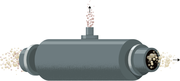 Illustration Gasaufbereitung